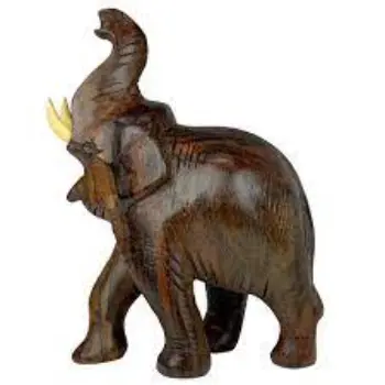Wooden Elephant Statue 